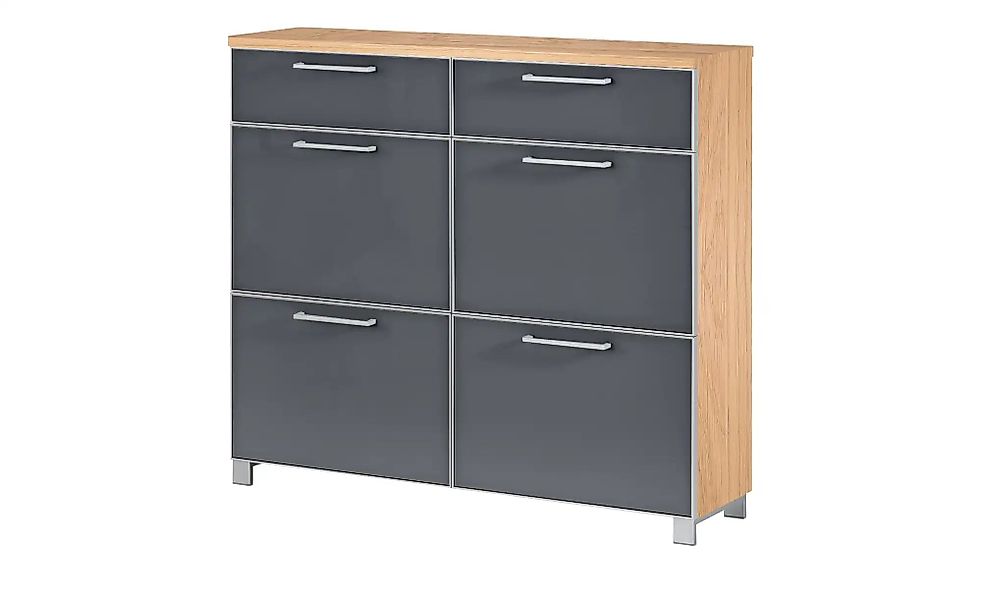 Schuhschrank  Duna ¦ grau ¦ Maße (cm): B: 121 H: 108 T: 31.0 Garderoben & K günstig online kaufen