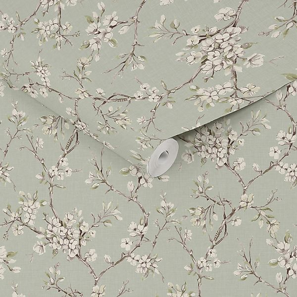 Boutique Vliestapete Eliza Sage 10,05 x 0,52 m günstig online kaufen