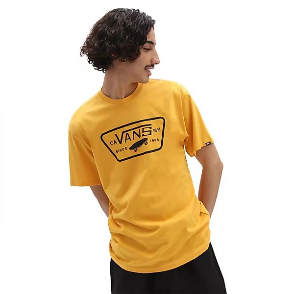 Vans Full Patch Kurzärmeliges T-shirt M Golden Glow / Black günstig online kaufen