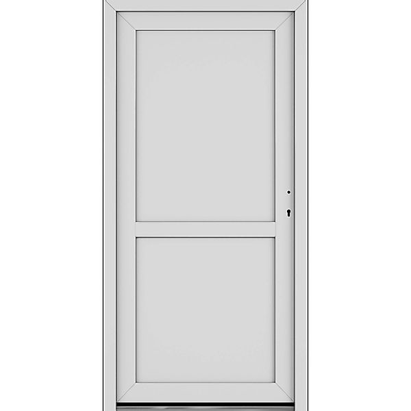 Roro Nebeneingangstür OKE 1150 Kunststoff Weiß 88 cm x 198 cm DIN R günstig online kaufen