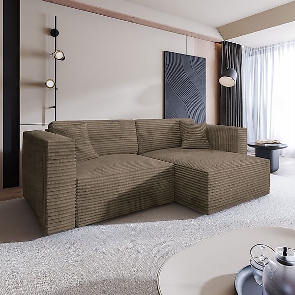 Masseno Ecksofa NERIO mit Schlaffunktion L-Form, günstig online kaufen