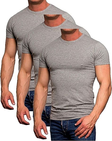 Jack & Jones T-Shirt (3er-Pack) Basic mit Rundhalsausschnitt günstig online kaufen
