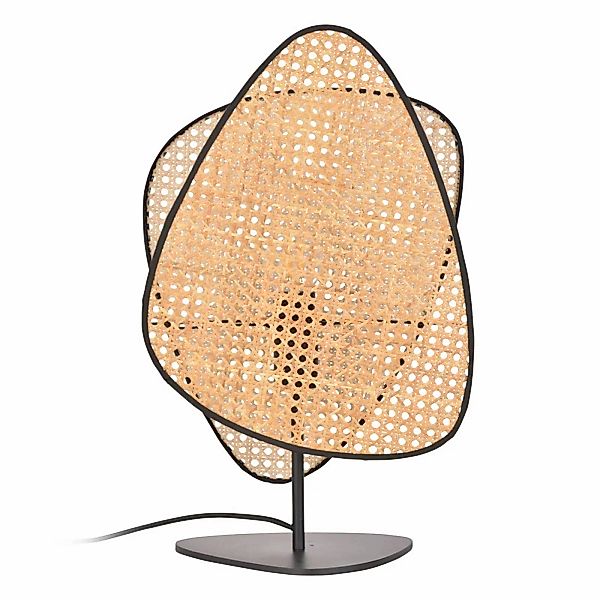 MARKET SET Tischleuchte Screen, natur, Rattan, 51 cm hoch günstig online kaufen