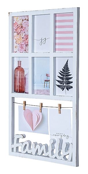 Levandeo® Bilderrahmen Collage, Bilderrahmen H56cm 6 günstig online kaufen