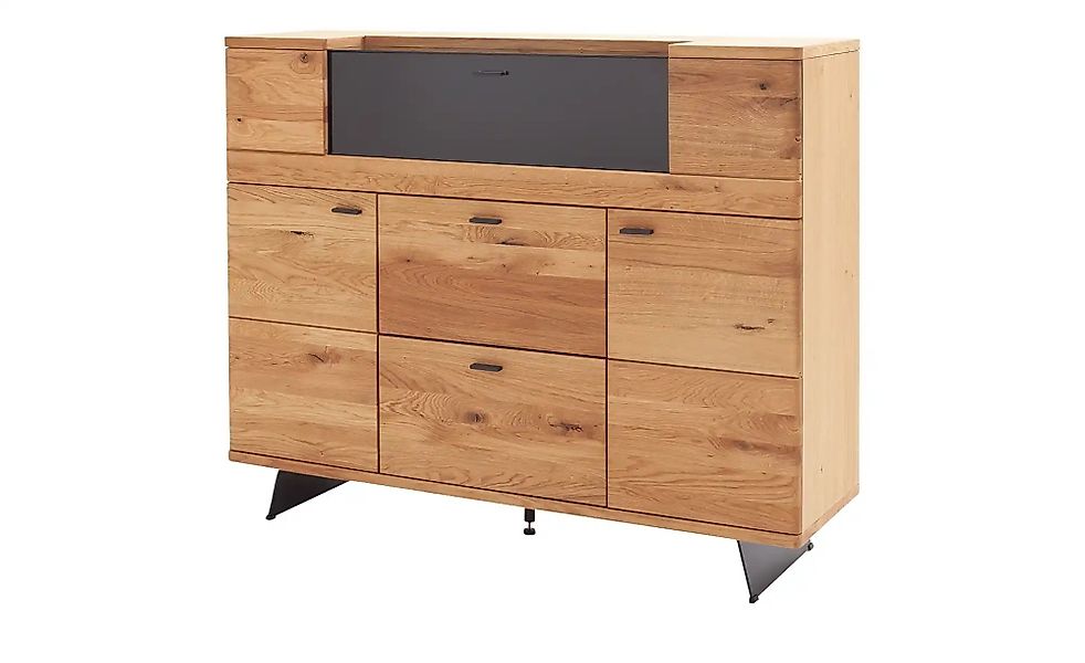 Woodford Highboard  Rosiro ¦ holzfarben ¦ Maße (cm): B: 150 H: 121 T: 44 Ko günstig online kaufen