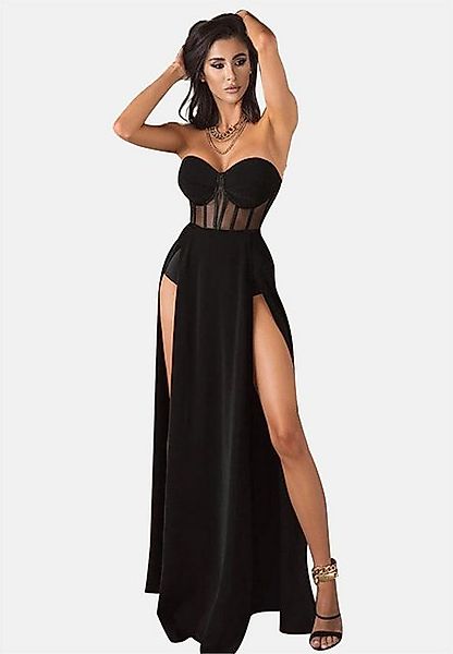 Moda Minx Jerseykleid Aimee Slit Dress mit wunderschönem Korsett günstig online kaufen