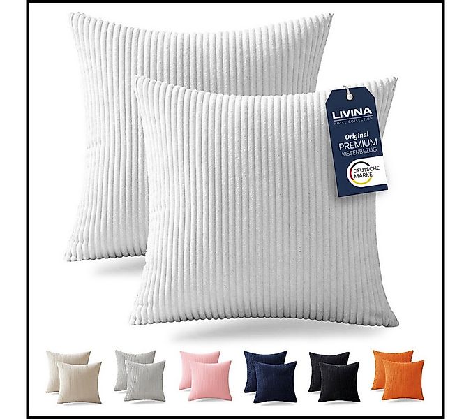 LIVINA HOME Kissenbezug Premium Kissenbezüge, Dekokissen Couchkissen Sofaki günstig online kaufen
