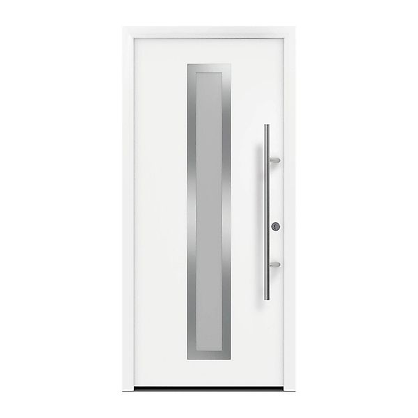 EcoStar Haustür Isopro Secur IPS 700S Verkehrsweiß 110 cm x 210 cm DIN R günstig online kaufen