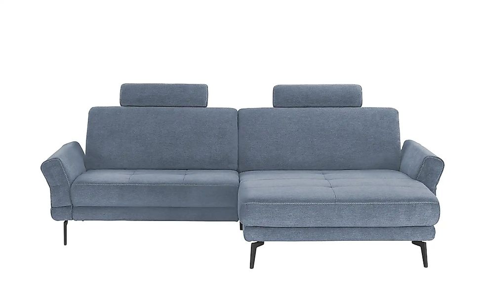 meinSofa Ecksofa  Mike ¦ blau ¦ Maße (cm): B: 251 H: 86 T: 216.0 Polstermöb günstig online kaufen