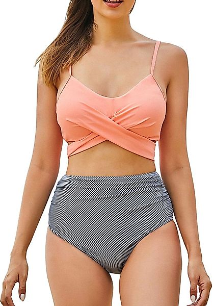 Lovolotti Push-Up-Bikini Damen Highwaist BIKINI SET-202239-07 günstig online kaufen