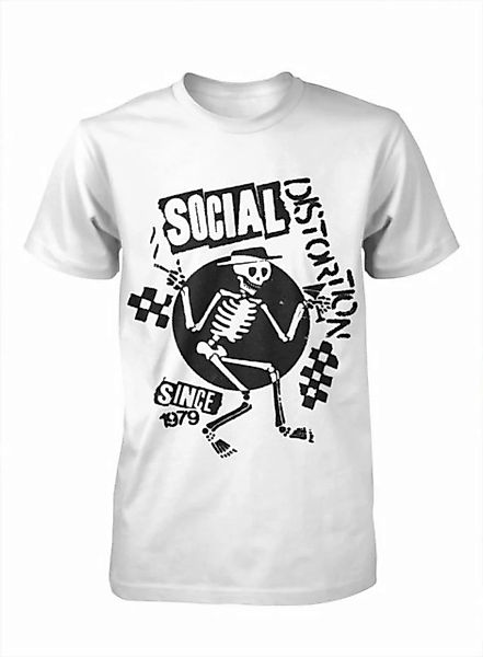 Social Distortion T-Shirt Speakeasy Checkerboard White günstig online kaufen