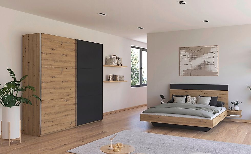 rauch Schlafzimmer-Set "Monza", mit Schwebetürenschrank Breite 218 cm, Bett günstig online kaufen