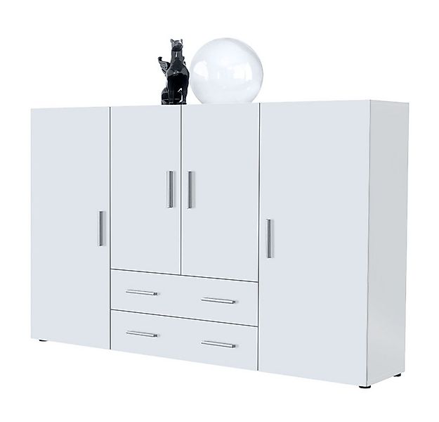 Vladon Highboard Nora (Anrichte mit 2 Schubladen, und 4 Türen mit insgesamt günstig online kaufen