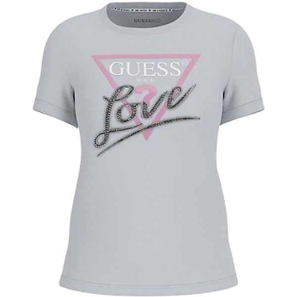 Guess  T-Shirts & Poloshirts Ss Cn Triangle Love Tee günstig online kaufen