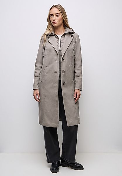 STREET ONE Langmantel mit Kapuze mit günstig online kaufen