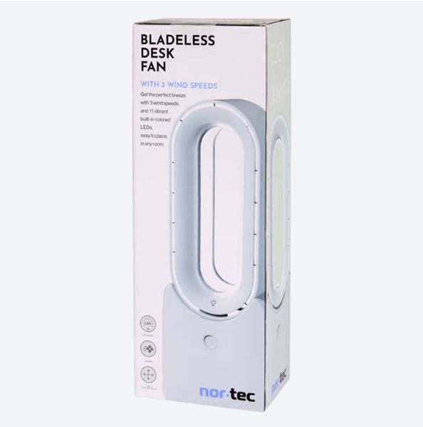 NORTEC Tischventilator Rotorloser Tischventilator USB-C Bladeless günstig online kaufen