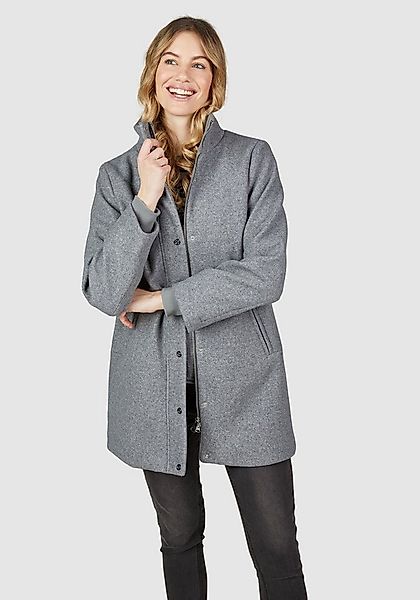 NAVIGAZIONE Langmantel in Kochwolloptik günstig online kaufen