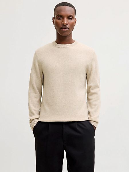Jack & Jones Rundhalspullover "JPRBLULAMBSWOOL KNIT CREW NECK" günstig online kaufen