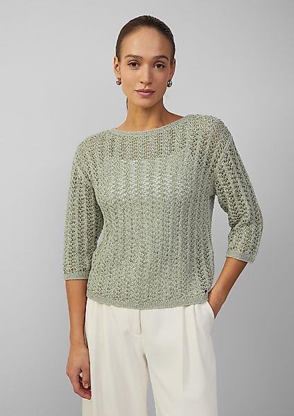 s.Oliver 3/4 Arm-Pullover Strickpullover (1-tlg) günstig online kaufen