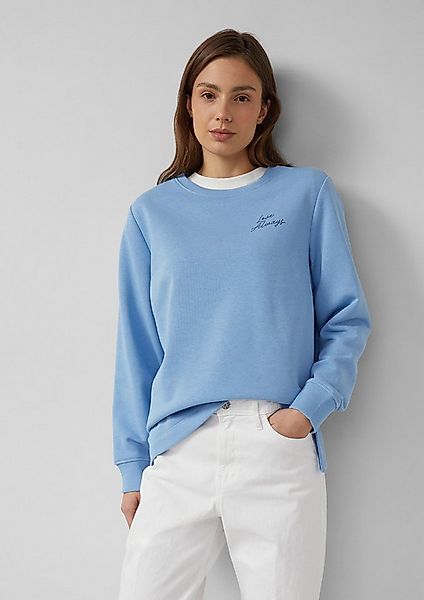 s.Oliver Sweatshirt Sweatshirt Sweatshirt mit Print im Relaxed Fit günstig online kaufen