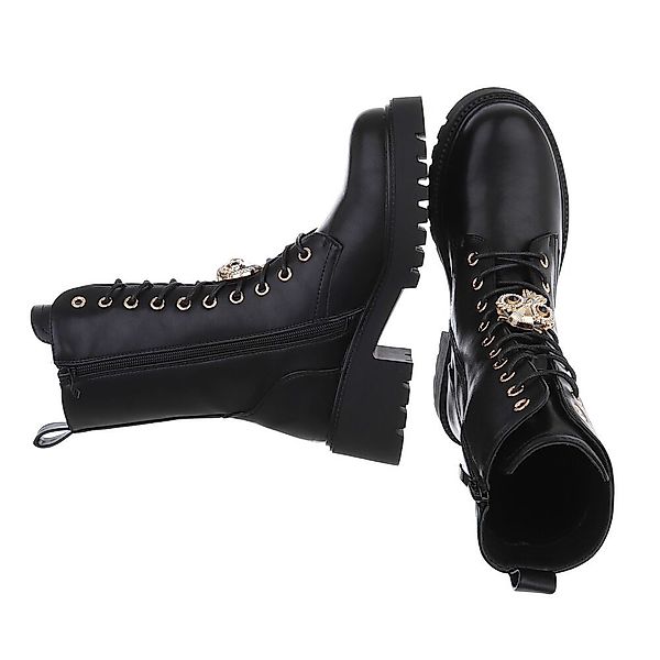 Ital-Design Damen Schnürschuhe Freizeit Schnürstiefelette (87118118) günstig online kaufen