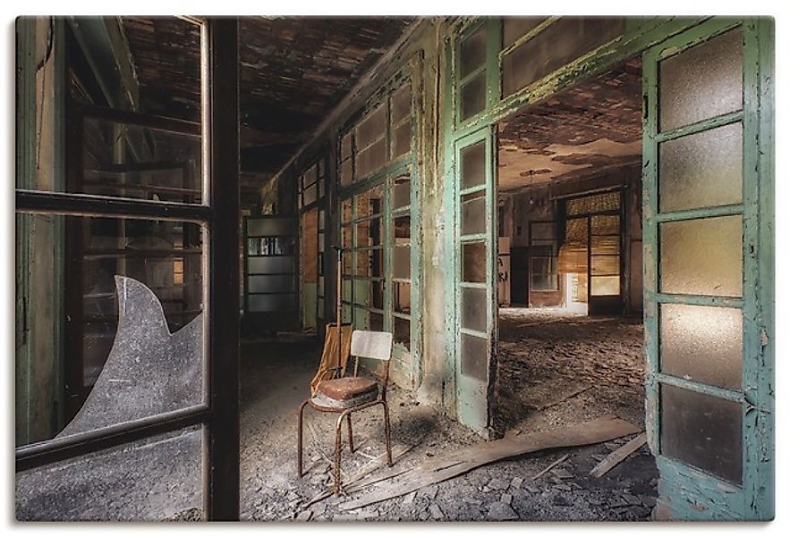 Artland Wandbild »Lost Place - Stuhl - verlassene Orte«, Gebäude, (1 St.), günstig online kaufen