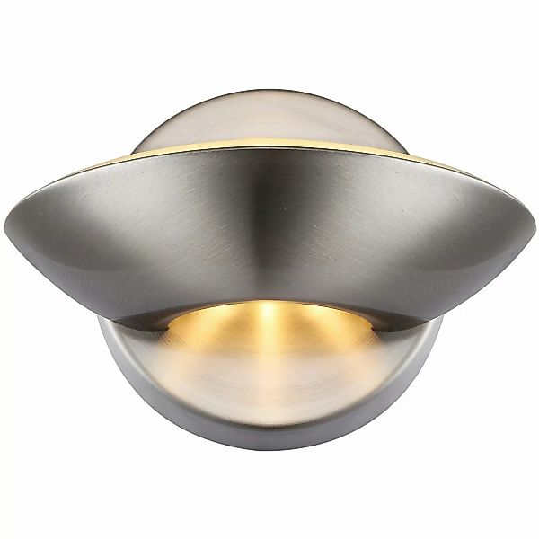 Globo LED-Wandleuchte SAMMY Nickel matt günstig online kaufen