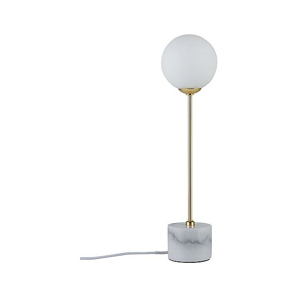 Paulmann Tischleuchte »Neordic Moa max.1x10W G9 Weiß/Gold matt 230V Glas/Ma günstig online kaufen