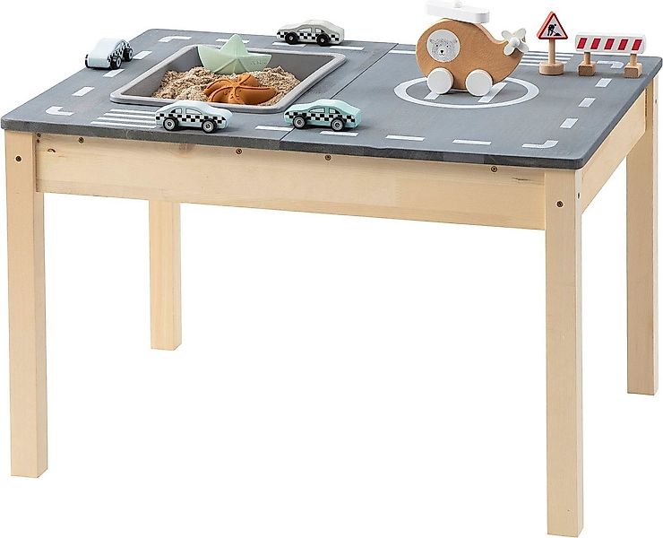 MUDDY BUDDY® Spieltisch Race Runner, Outdoor Spieltisch, natur - lavagrau, günstig online kaufen