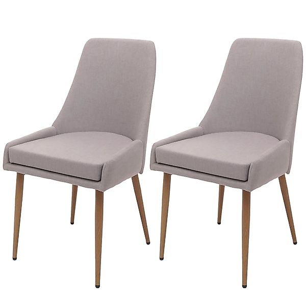 MCW Esszimmerstuhl O27 2er-Set Hellgrau günstig online kaufen