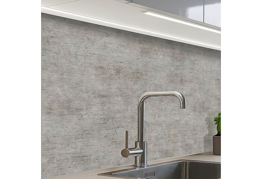 KitchenYeah Küchenrückwand selbstklebend Beton - Alt - Grau - Muster, (1-tl günstig online kaufen