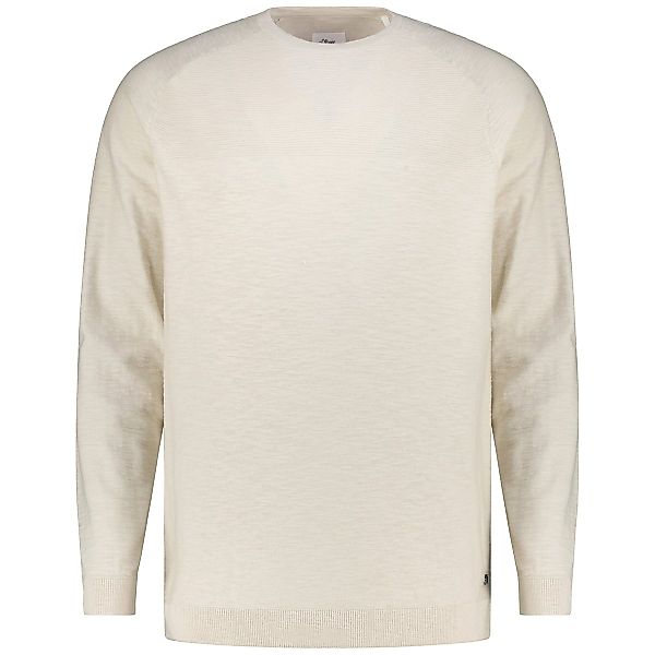 s.Oliver Strickpullover aus Baumwolle Farbe natur Größe: 3XL günstig online kaufen