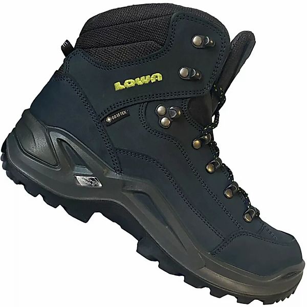 Lowa Renegade GTX Mid Dark Blue/Lime günstig online kaufen