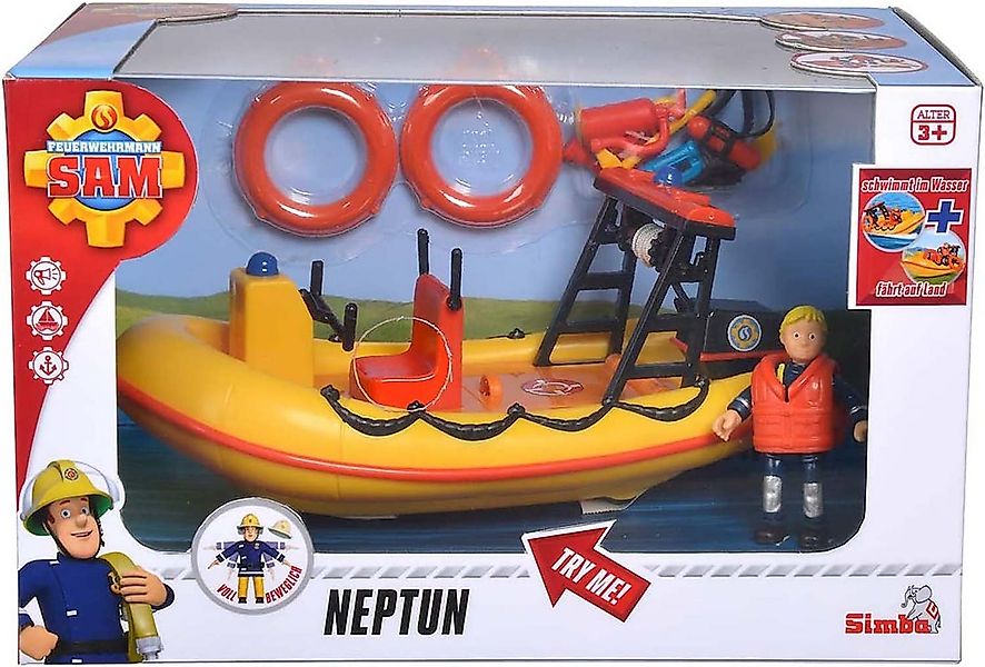 SIMBA Spielzeug-Boot Simba 109252571 - Sam Neptune, Boot mit Figur günstig online kaufen