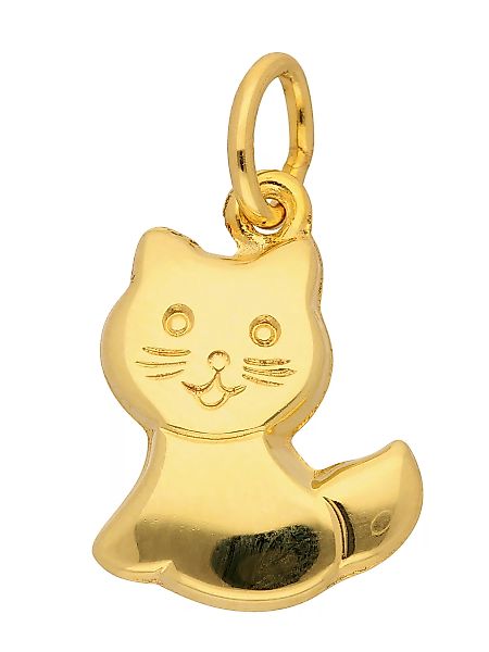 Adelia´s Kettenanhänger "333 Gold Anhänger Katze", 333 Gold Goldschmuck für günstig online kaufen