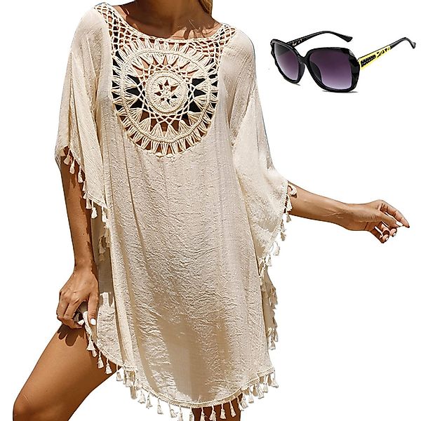 RWEUOQ Strandkleid Damen Bikini Cover Up günstig online kaufen