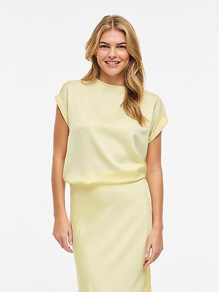 Vila Kurzarmshirt VIELLETTE S/S SATIN TOP - NOOS Kunstfaser, regular fit günstig online kaufen