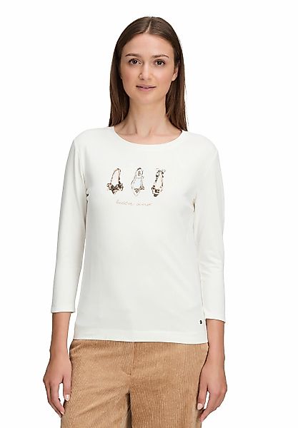 Betty&Co 3/4-Arm-Shirt "Damen Casual-Shirt mit Print" 1 Stk. tlg. günstig online kaufen