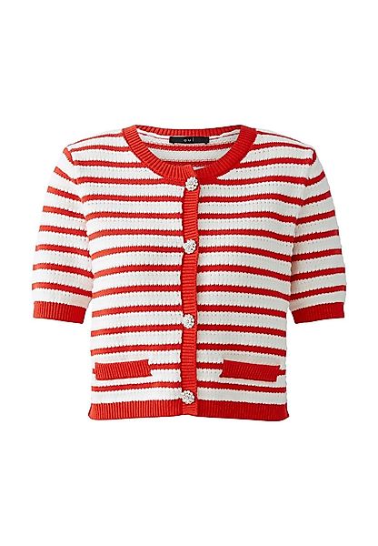 Oui Strickjacke Strickjacke reine Baumwolle günstig online kaufen