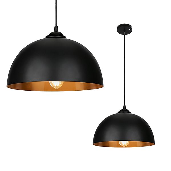 Clanmacy Pendelleuchte 2x Pendelleuchte Lampenschirm Hängelampe günstig online kaufen