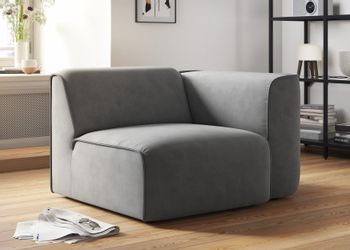 RAUM.ID Sessel "Sofa-Eckelement, Maße B/T/H: 109/97/46 cm" als Modul oder s günstig online kaufen