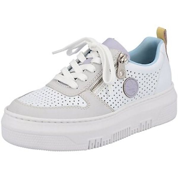 Rieker  Sneaker ,quarz/weiss/sun/lilac M1905-80 günstig online kaufen