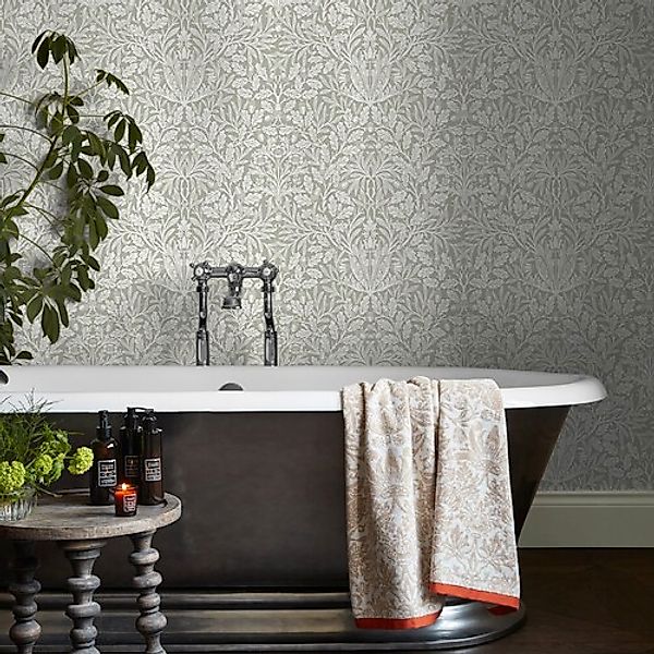 WILLIAM MORRIS AT HOME Vliestapete »Acorn« Motiv glatt Design Tapeten günstig online kaufen