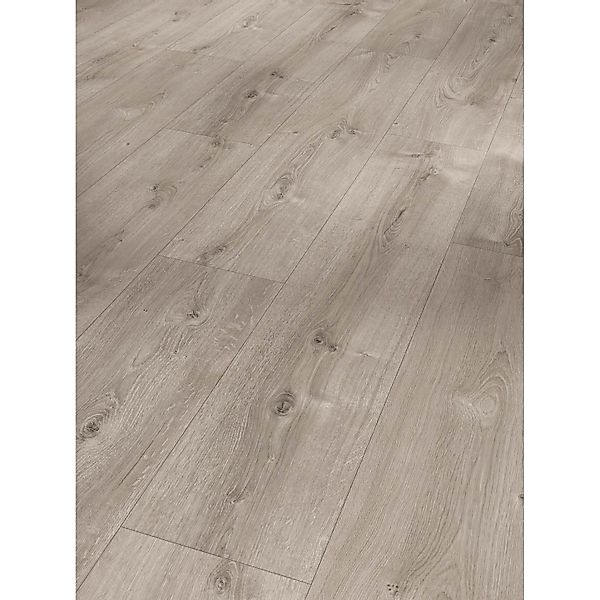 Parador Basic 600 Laminat 8 mm Wasserfest Eiche Valere Gekälkt Grau günstig online kaufen