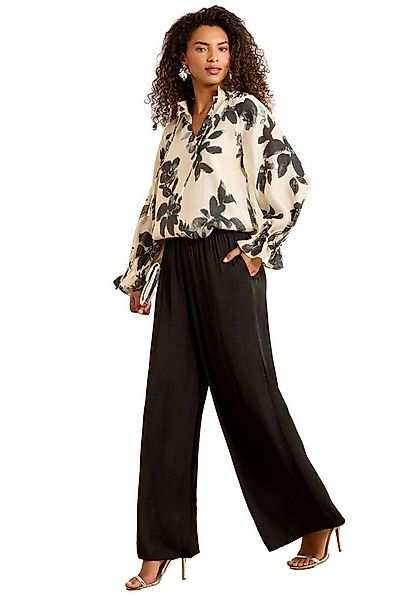 Love & Roses Langarmbluse Love & Roses Bluse mit Kerbausschnitt, Regular (1 günstig online kaufen