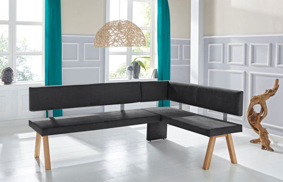 Home affaire Eckbank Rio, Massivholz in günstig online kaufen