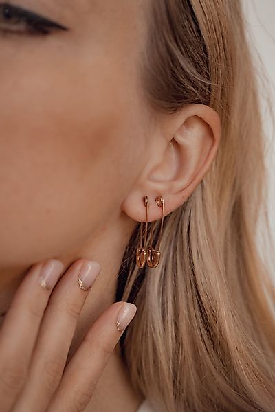 Hey Happiness Paar Ohrhänger Sicherheitsnadel Ohrringe günstig online kaufen