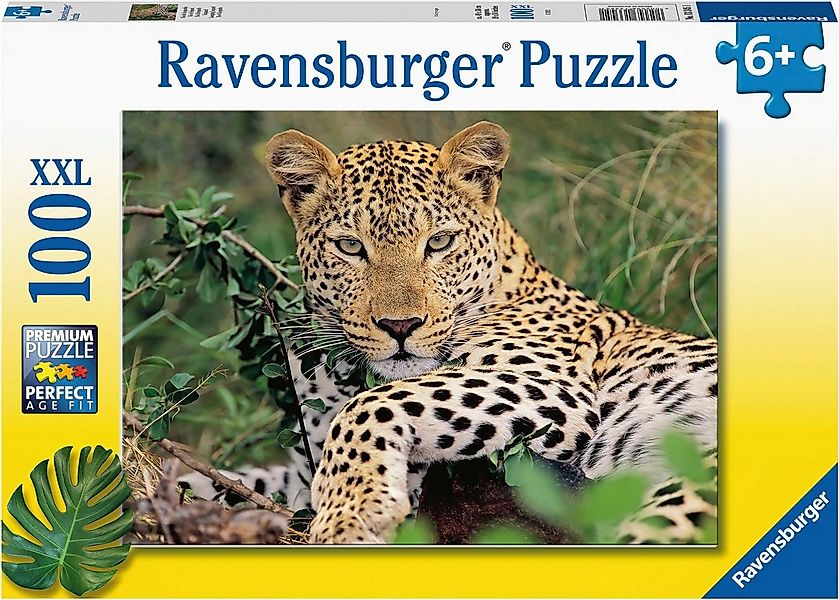 Ravensburger Puzzle Vio die Leopardin, 100 Puzzleteile, Made in Germany günstig online kaufen