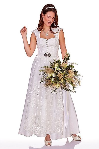 Alpenwahnsinn Dirndl Dirndl lang 2tlg. - TINDRA - offweiß günstig online kaufen