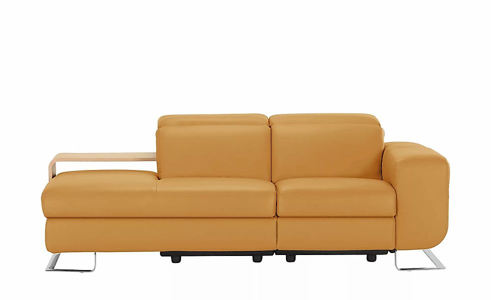 JOOP! Ledersofa  8151 ¦ gelb ¦ Maße (cm): B: 211 H: 74 T: 111.0 Polstermöbe günstig online kaufen